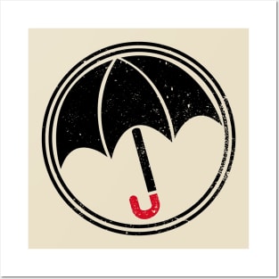 Umbrella Academy Logo Distressed Posters and Art